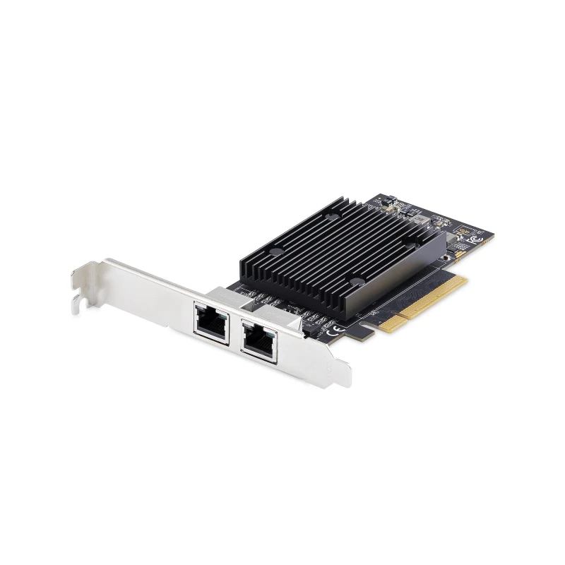 Image of StarTech.com 2-Port PCIe 10GB Ethernet Network Card. 10GbE Network Int