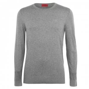 Image of Hugo Boss San Lorenzo Jumper Open Grey Size L Men