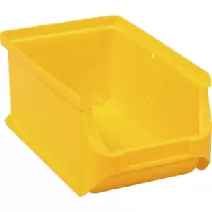 Image of Open fronted storage bin, LxWxH 160 x 100 x 75 mm, pack of 24, yellow