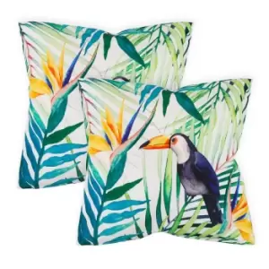 Image of Streetwize Pair Of Toucan Scatter Cushions