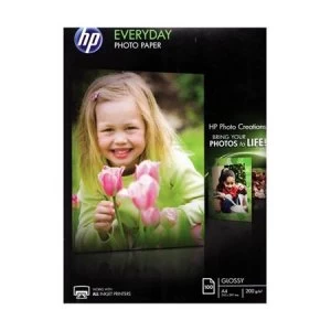 Image of HP Q2510A A4 Everyday Glossy Photo Paper 100 sheets