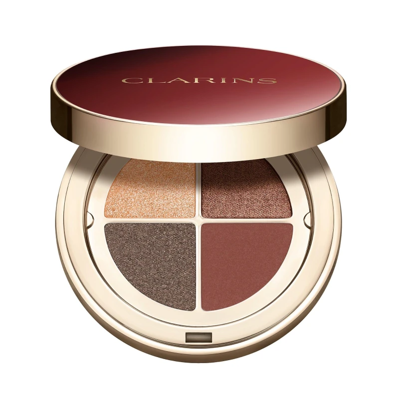 Image of Clarins Ombre 4 Colour Eyeshadow Palette - 10 Smoked Plum Gradation Multi female One Size