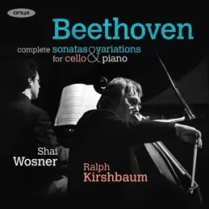 Image of Beethoven Complete Sonatas & Variations for Cello & Piano by Ludwig van Beethoven CD Album