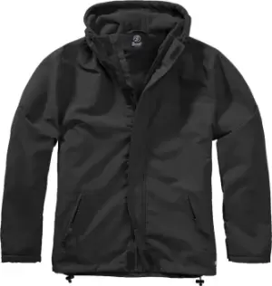 Image of Brandit Windbreaker Frontzip Jacket, black, Size XL, black, Size XL