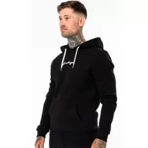 Image of Hype Scribble Logo Mens Pullover Hoodie - Black