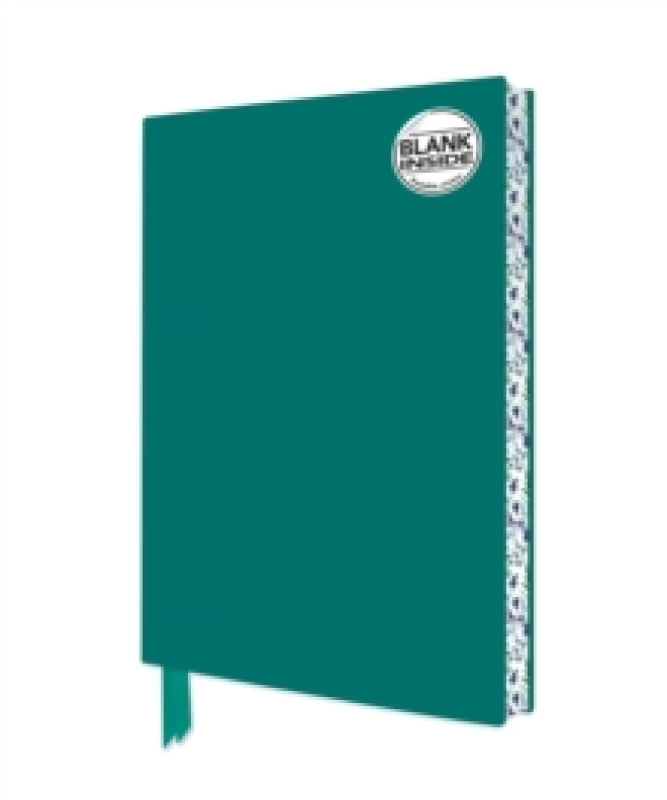 Image of Teal Blank Artisan Notebook (Flame Tree Journals) Notebook / blank book
