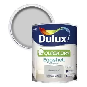 Image of Dulux Quick Dry Goose Down Eggshell Low Sheen Paint 750ml