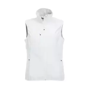 Image of Clique Womens/Ladies Plain Softshell Gilet (XXL) (White)