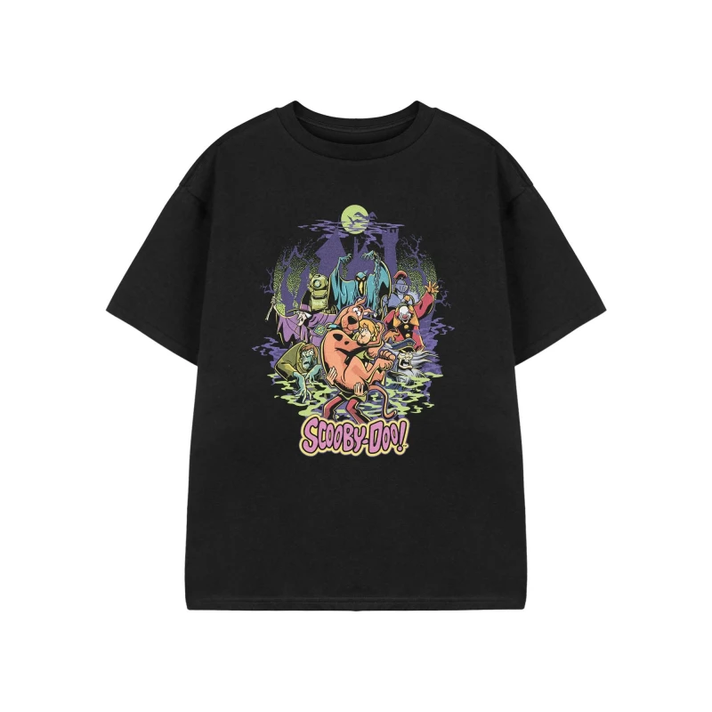 Image of Scooby Doo Short Sleeved T-Shirt Black unisex