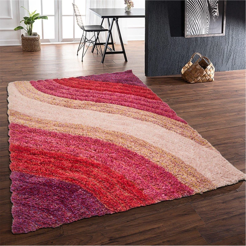 Image of Rugstyle 3D SHAGGY LENA 160x230cm Pink unisex 160x230cm
