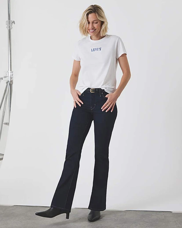 Image of Levis|Levis Levis 315 Shaping Boot Cut Jeans Indigo - Levis - Size: 31/30 / UK 16 Indigo Female 31/30 / UK 16 PV14005