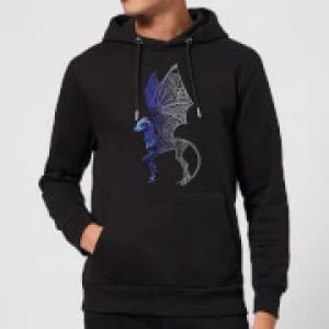 Image of Fantastic Beasts Tribal Thestral Hoodie - Black - XL