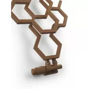 Image of Terma - Vario Integrated Radiator Valve Pipe Right Masking Set 50mm Copper