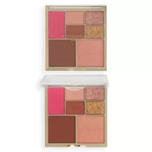 Image of Revolution Pro Iconic Eye & Cheek Palette 12g (Various Shades) - Medium/Deep