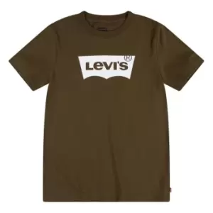 Image of Levis 1st Batwing Logo T Shirt - Green