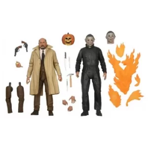 Image of NECA Halloween 2 Michael Myers and Dr Loomis 2 Pack Ultimate 7" Action Figures