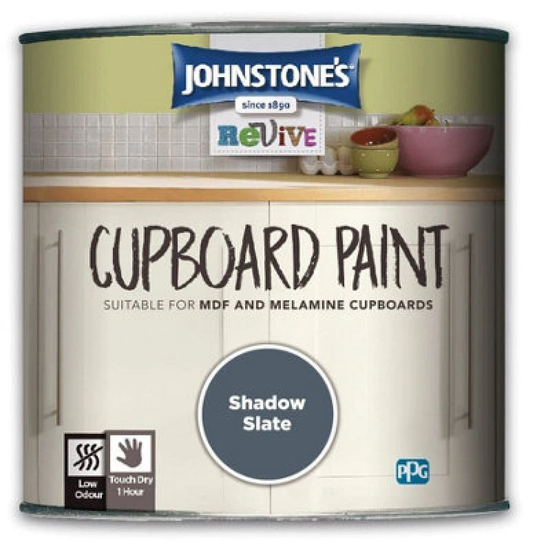 Image of Johnstone's Revive Cupboard Paint Shadow Slate 750Ml