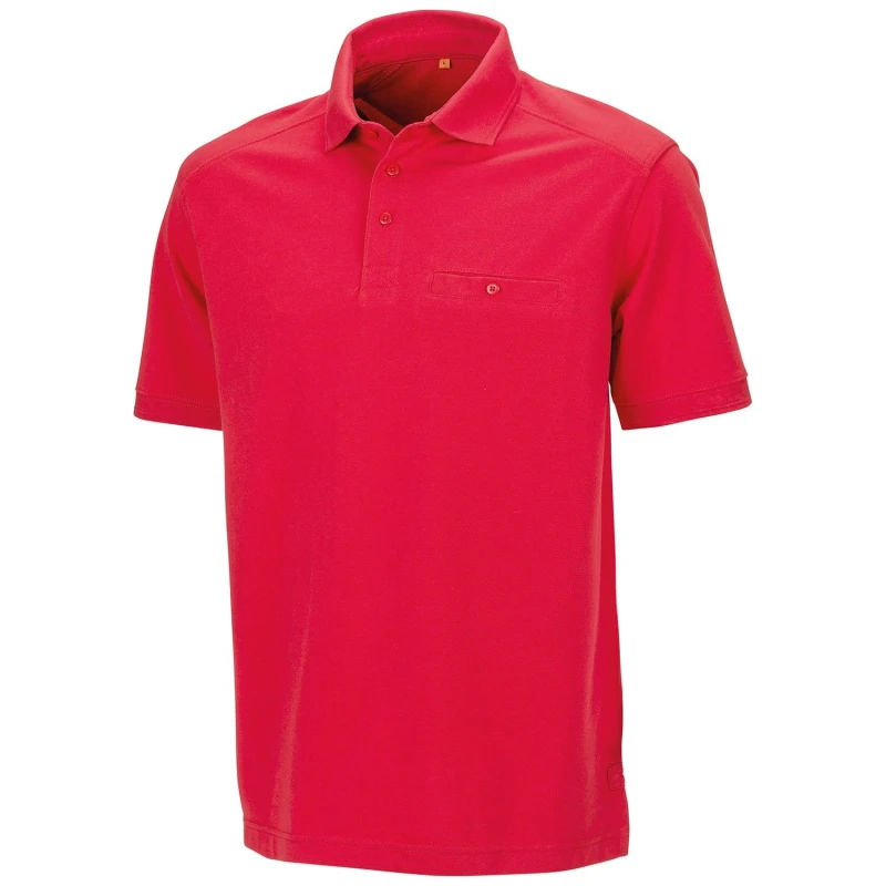 Image of Result Result Men Apex Pique Polo Shirt in Red Size: X-Small Red XS Male 5063470769018