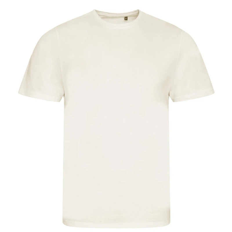 Image of AWDis AWDis Men Cascade logie T-Shirt in Natural Size: X-Large Natural XL Male 5063107062604