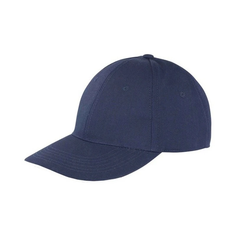 Image of Result Result Men Memphis Brushed Cotton Low Profile Cap in Navy Navy One Size Male 5063470486601