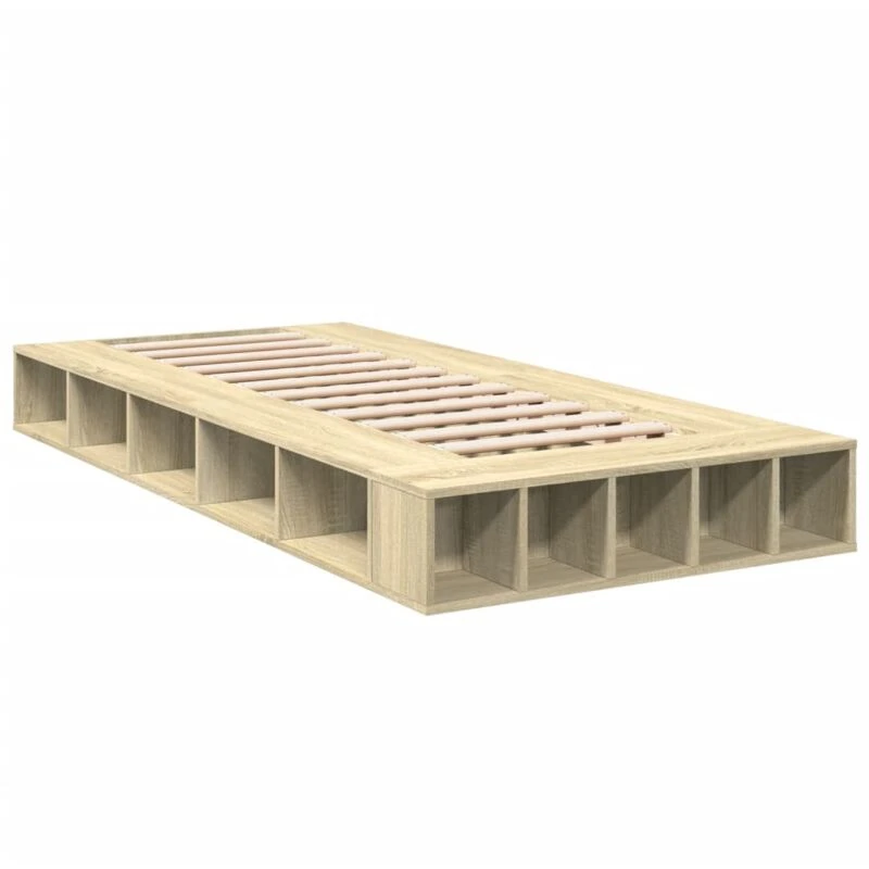 Image of VIDAXL Bed Frame without Mattress Sonoma Oak 90x200cm Vidaxl 8721102621727