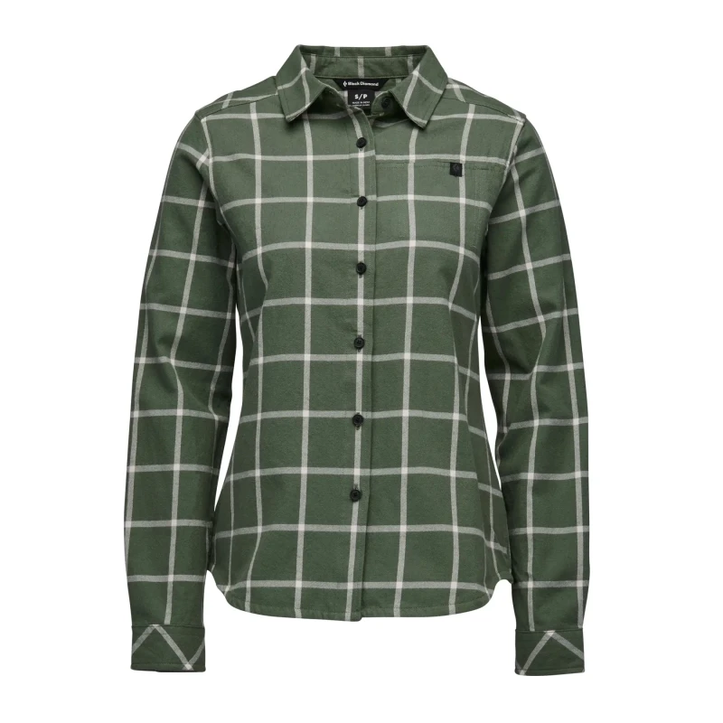 Image of Womens flannel shirt Black Diamond Serenity Vert Female L