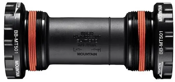 Image of Shimano BB-MT501 Outboard Bearing Bottom Bracket English Thread 68 / 73mm BRITISH THREAD Black