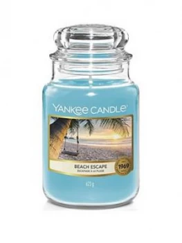 Image of Yankee Candle Original Large Jar Beach Escape Scented Candle 623g