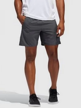 Image of Adidas Aeroready 3 Stripe Shorts - Black