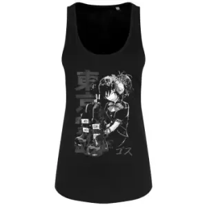 Image of Tokyo Spirit Womens/Ladies Gosu Monochrome Vest Top (S) (Black)