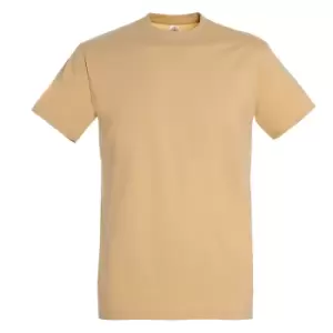 Image of SOLS Mens Imperial Heavyweight Short Sleeve T-Shirt (XXL) (Sand)