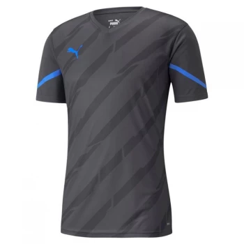 Image of Puma Individual Cup Football Top Mens - Blue/Asphalt