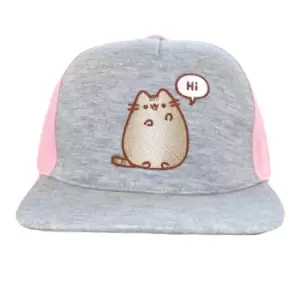 Image of Pusheen Hi Snapback Cap (One Size) (Grey)