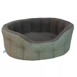 Image of P&L Basket Weave Dog Bed XL Tweed