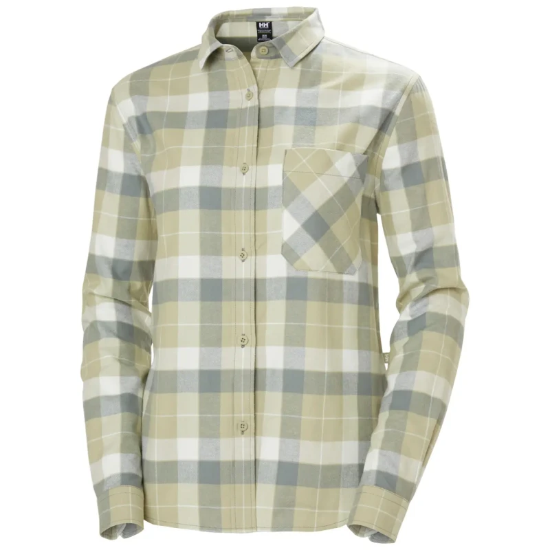 Image of Womens long sleeve shirt Helly Hansen Lokka Flannel Vert Female M