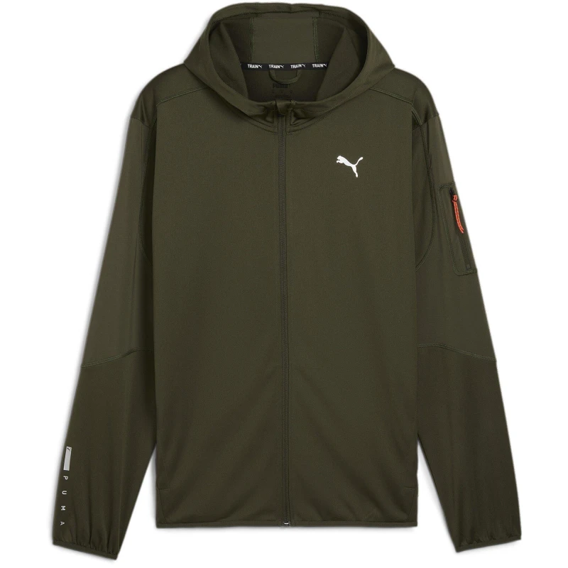 Image of Puma M Puma Flex Panelled Jacket - Green Green S