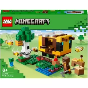 Image of LEGO Minecraft: The Bee Cottage Toy House with Animals (21241)