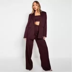 Image of I Saw It First Woven Single Breasted Tailored Blazer - Red