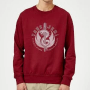 Image of Star Wars The Rise Of Skywalker True Jedi Sweatshirt - Burgundy - L