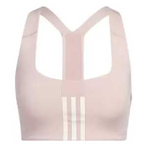 Image of adidas Three-Stripe Sports Bra Womens - Pink