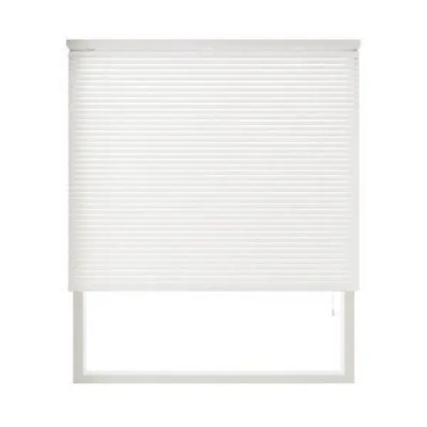 Image of New Edge Blinds 152cm Drop, 25mm Slat PVC Venetian Blind White White