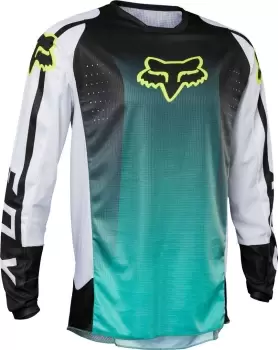 Image of FOX 180 Leed Motocross Jersey, turquoise, Size S, turquoise, Size S