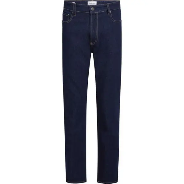 Image of Calvin Klein TAPERED COOLMAX MID Blue Straight Jeans 30W R Blue 65956818305