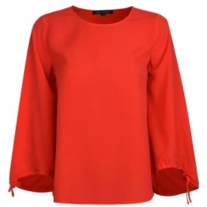 Image of French Connection Blouse - Fire Coral