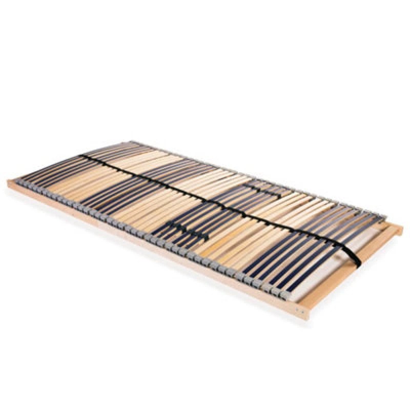 Image of Vidaxl Slatted Bed Base Without Mattress With 42 Slats 7 Zones 120X200 Cm
