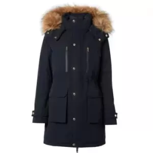 Image of Holland Cooper Womens Multi-Way Expedition Parka Ink Navy Small