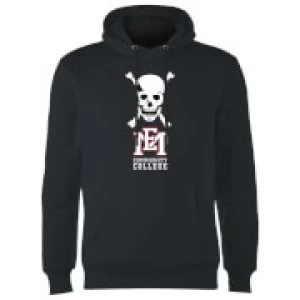 Image of East Mississippi Community College Skull and Logo Hoodie - Black - S