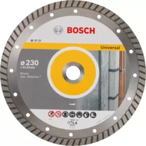 Image of Bosch 2608602397 230x22.23mm DIAMOND DISC UNIVERSAL TURBO LPP