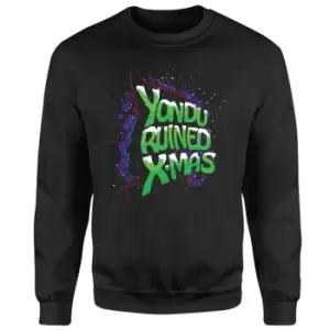 Image of Marvel Yondu Ruined Christmas Christmas Jumper - Black - 5XL