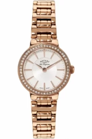 Image of Ladies Rotary Swiss Made Lucerne Petite Quartz Watch LB90085/02